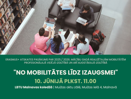 „No mobilitātes līdz izaugsmei” – stāsti par pieredzi, zināšanām un iespējām!