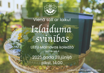 Izlaiduma svinības LBTU Malnavas koledžā
